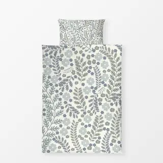 Bettwäsche Blumengarten Beige Midsommar