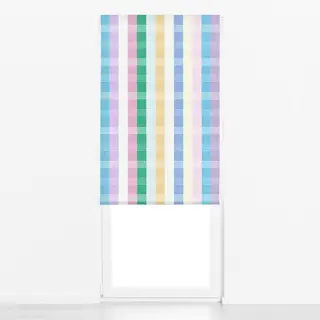 Raffrollo Modern Streifen Frühling Lilac