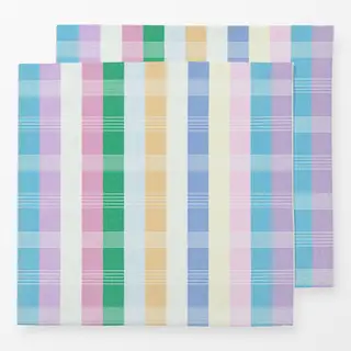 Servietten Modern Streifen Frühling Lilac