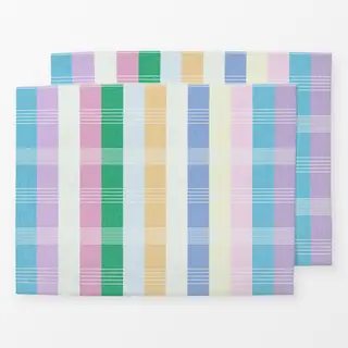 Tischset Modern Streifen Frühling Lilac