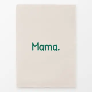Geschirrtücher Mama beige