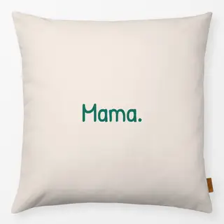 Kissen Mama beige