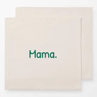 Servietten Mama beige