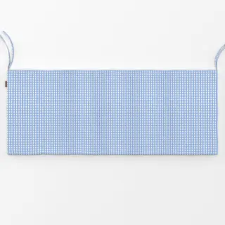 Bankauflage Bistro Stripes Vichy blue