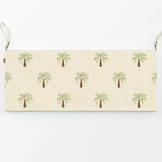 Bankauflage Palm Pattern ecru