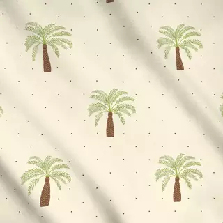 Meterware Palm Pattern ecru