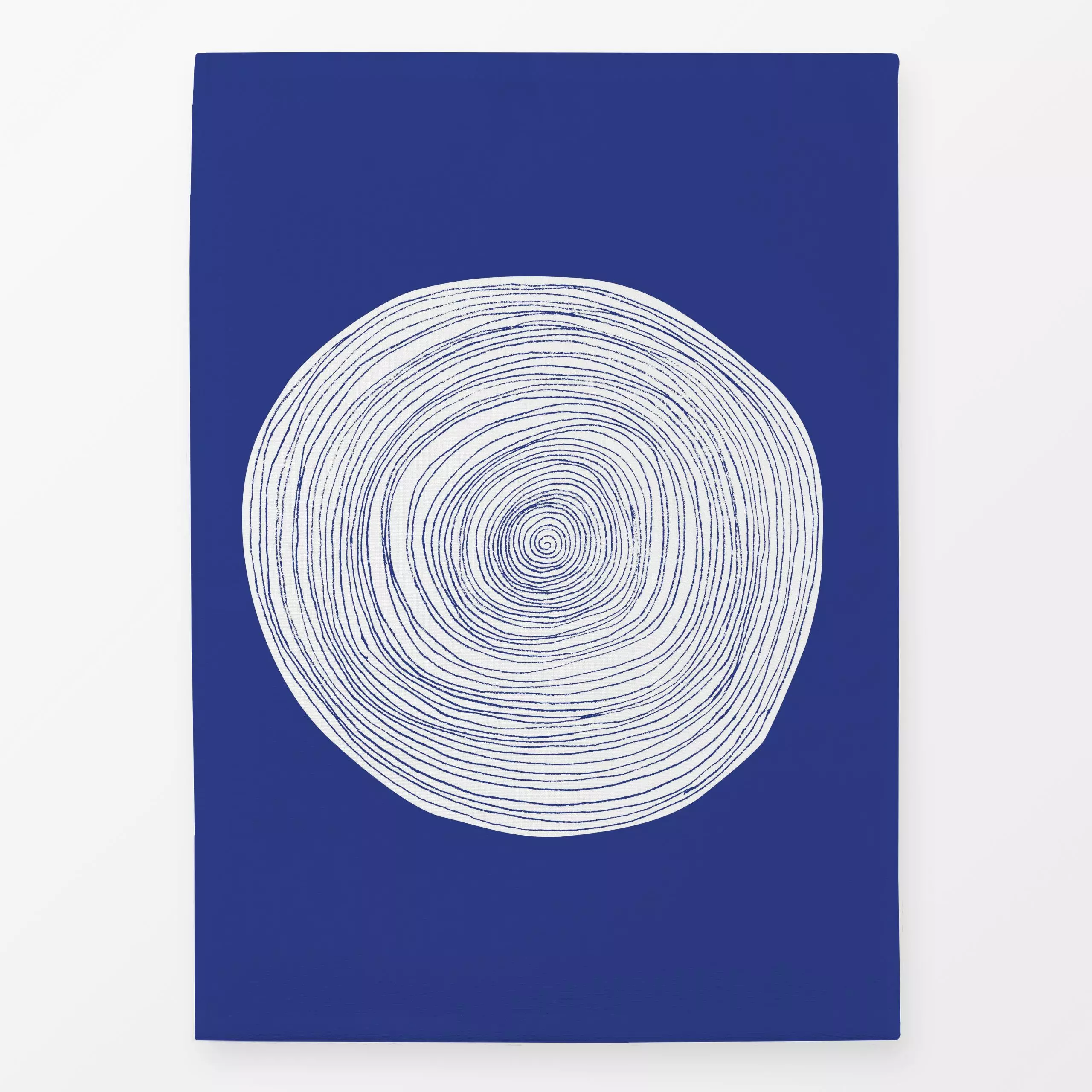 Geschirrtücher Meeresstrudel - Sommer, Symbole & Muster - von „Kerstin Ax"; linie, Linien, Meer, Kreise, blau, wellen, punkt...