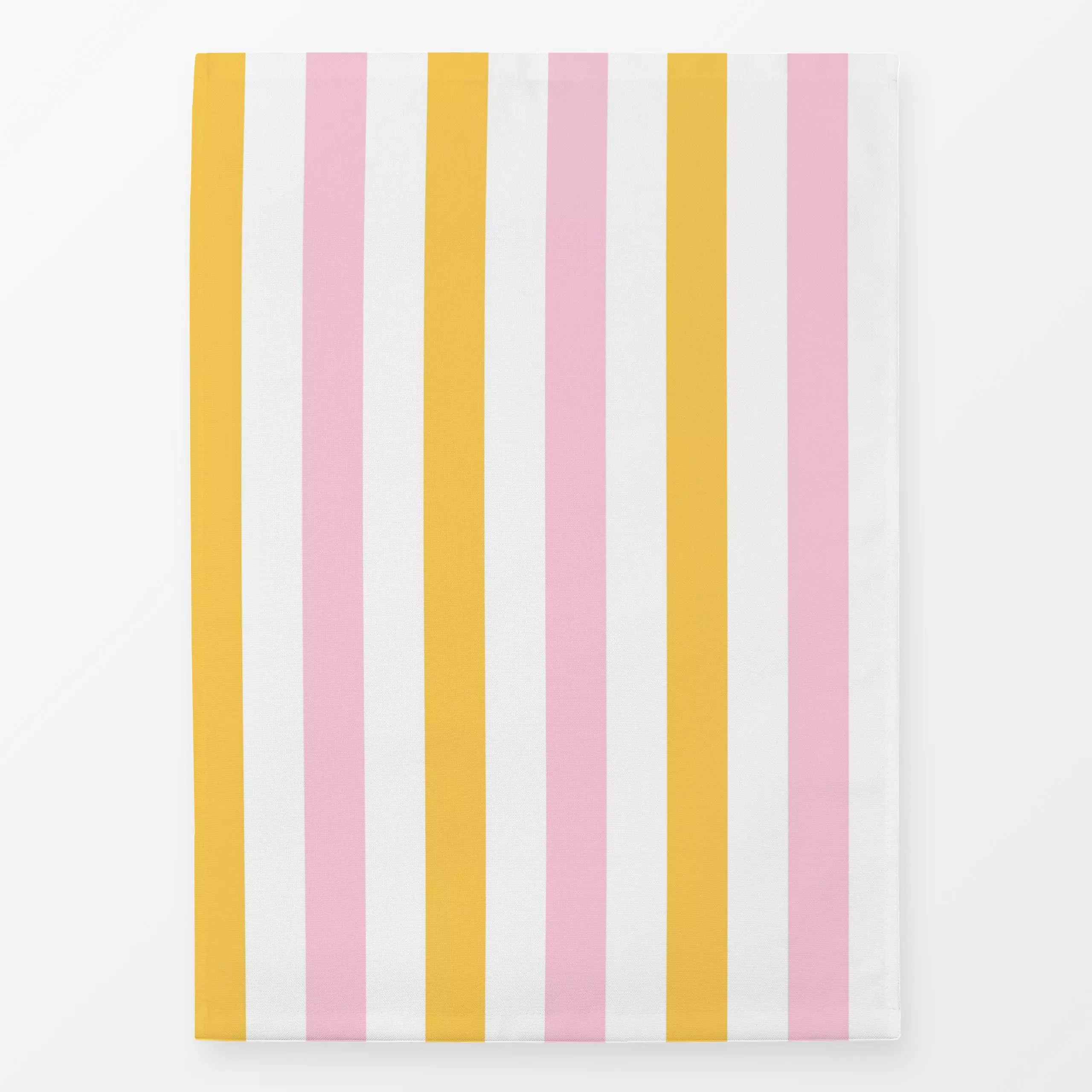 Geschirrtücher Streifenduett rosa & gelb - Symbole & Muster - von „Lisa Jasmin Bauer"; Streifen, rosa, gelb, Farben, farbenf...