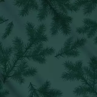 Meterware Tannenzweige dunkelgrün