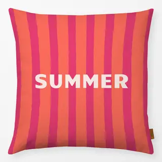 Kissen Summer Stripes pink