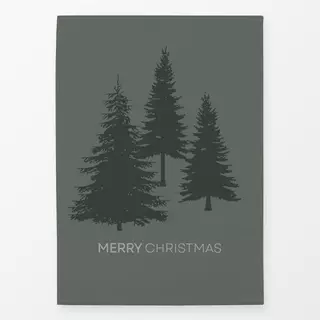Geschirrtücher Tannenbäume Merry Christmas
