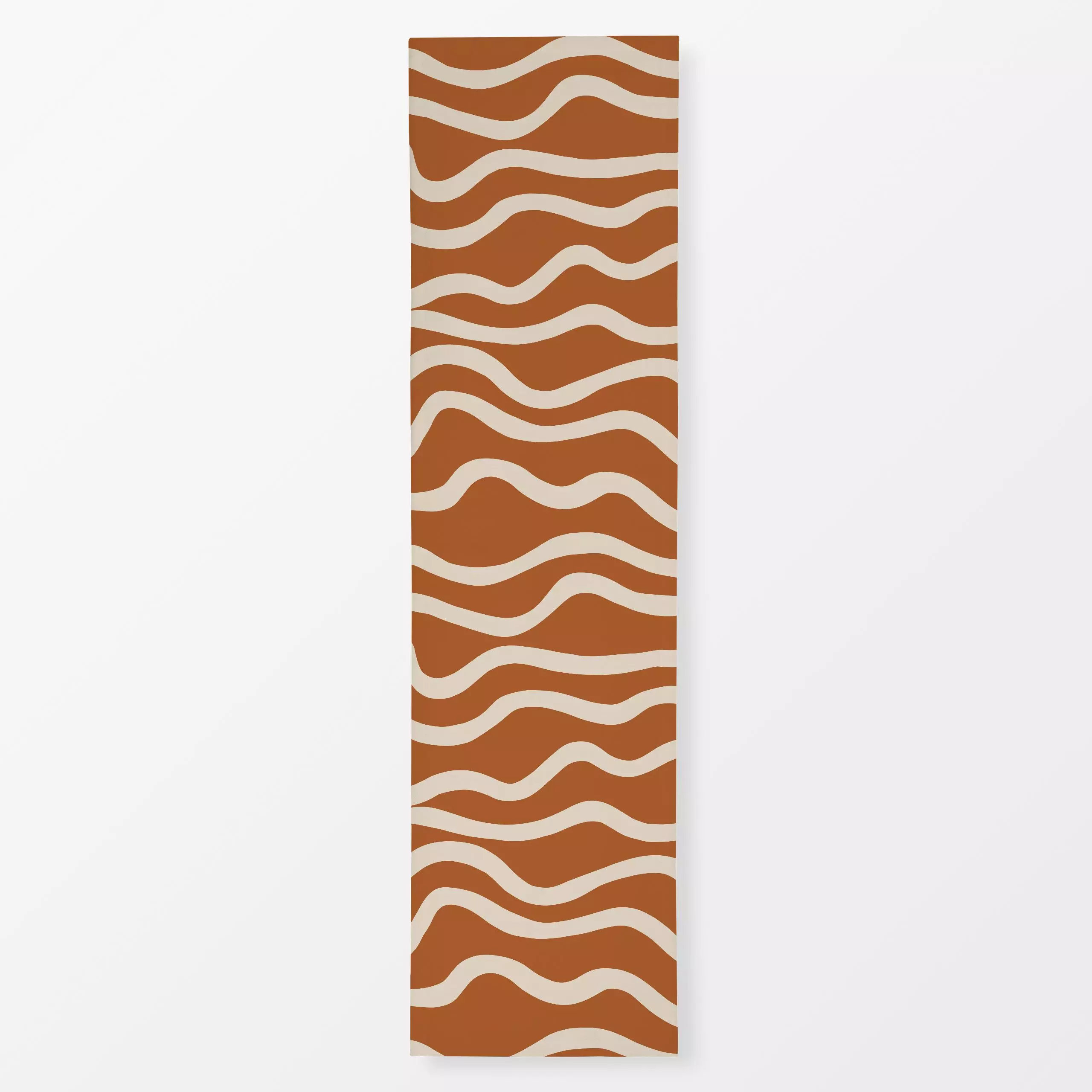 Tischläufer Wellen orange - Herbst, Symbole & Muster - von „Studio Kesse"