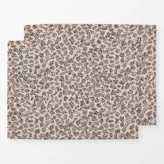 Tischset Dots Collage Allover rose
