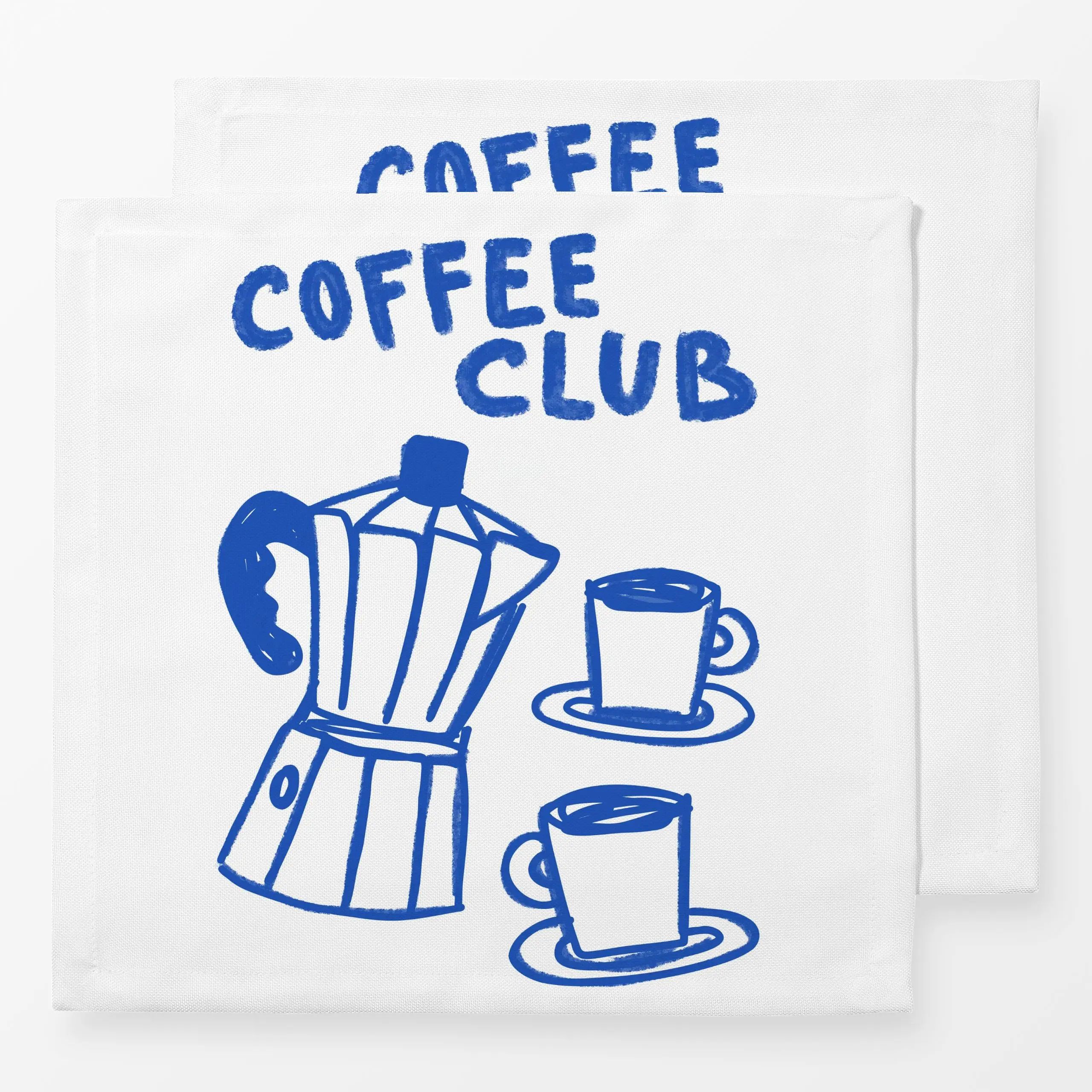 Servietten Coffee Club - Sprüche & Schriftzüge, Küche, Essen & Trinken - von „lena marie design"; Kaffee, Coffee, kaffeehaus...