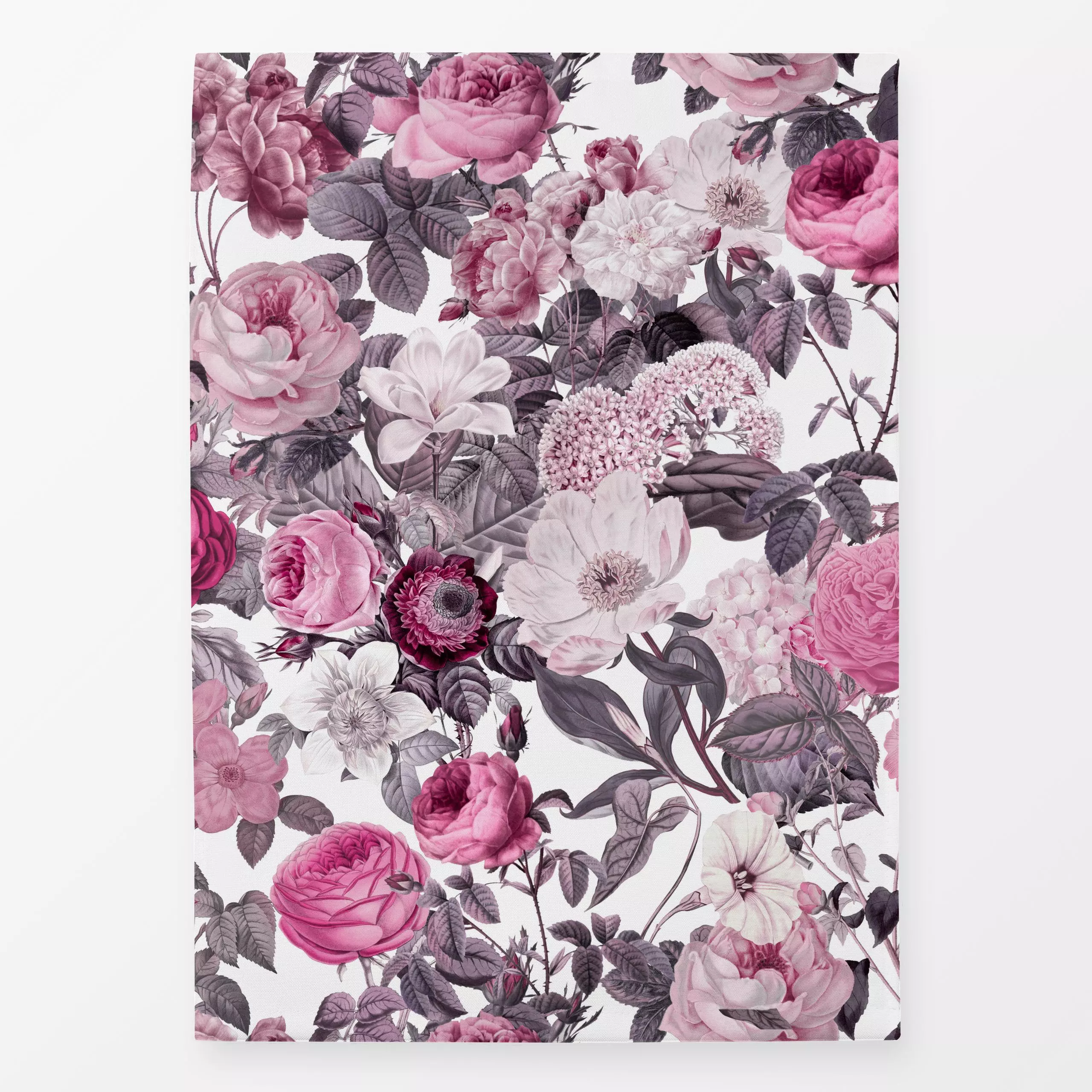 Geschirrtücher Rosa Blütentraum - Blumen & Florales, Retro & Vintage - von „Andrea Haase"; Frucht, Pfingstrosen, Sommerblume...