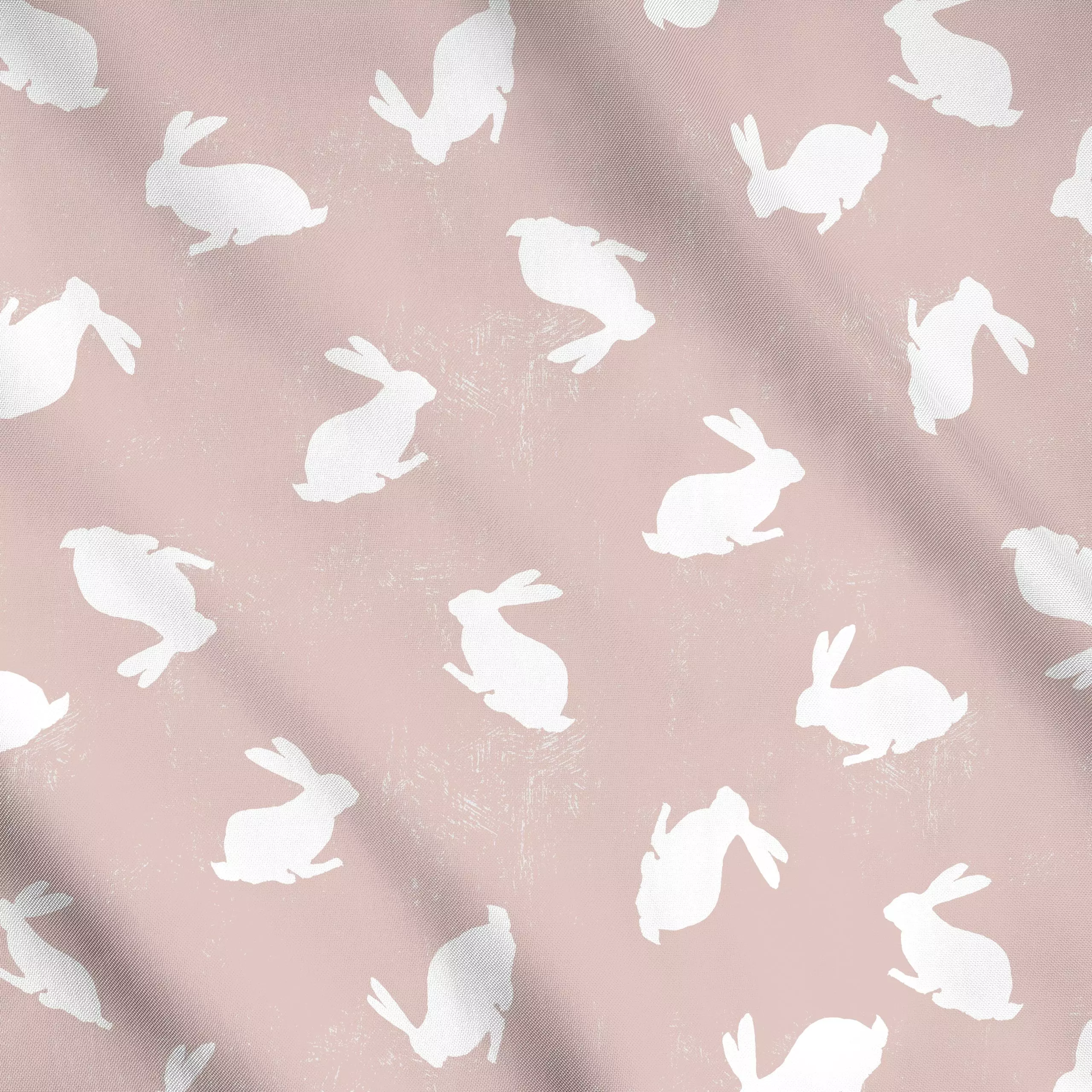 Meterware Osterhase Minimal Rosé - Frühling, Tiere, Anlässe - von „Ninola Design "; terracotta, Ostern, Osterhase, Scandi, F...