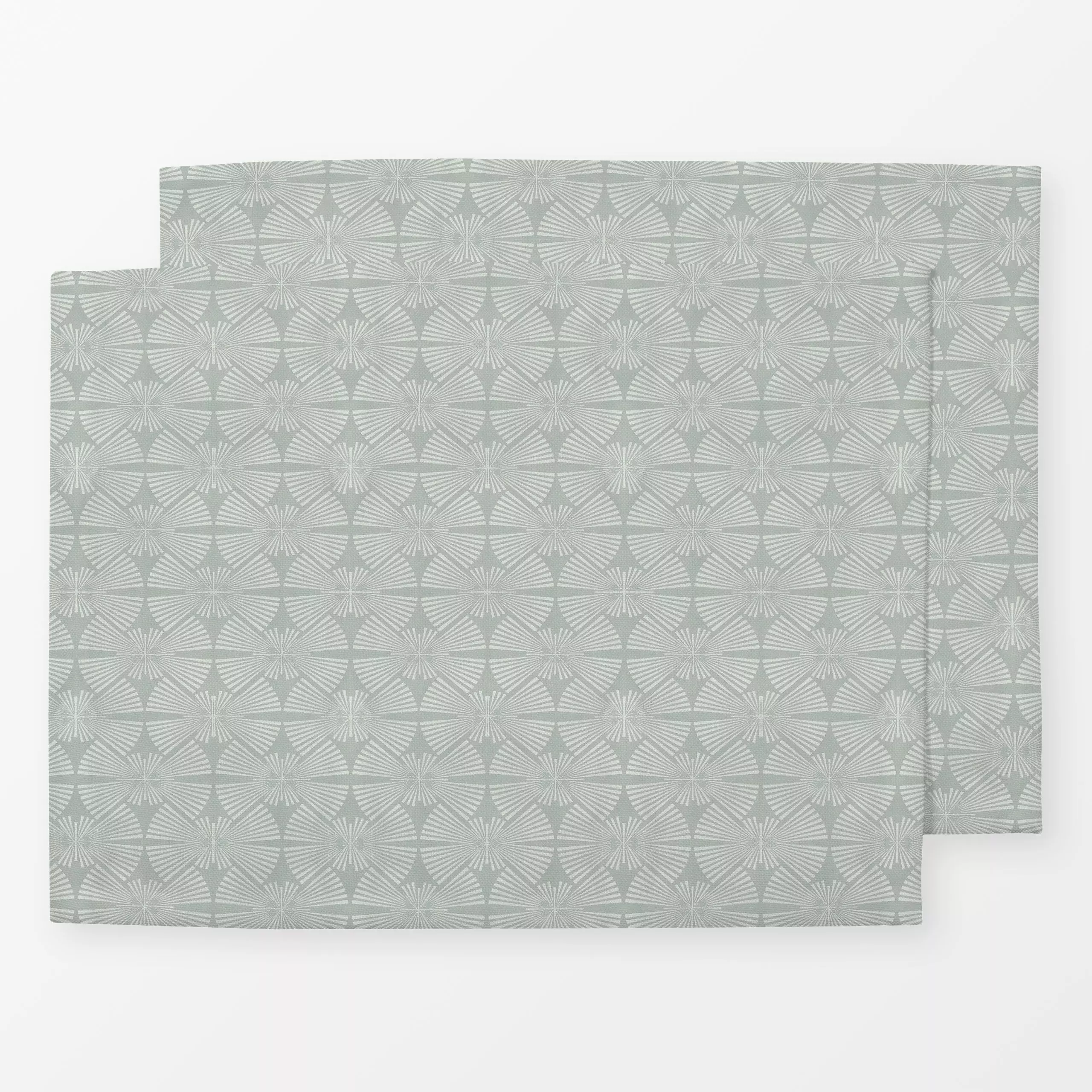 Tischset Abstract Geometry sage, gemustert, von Bloomery Decor