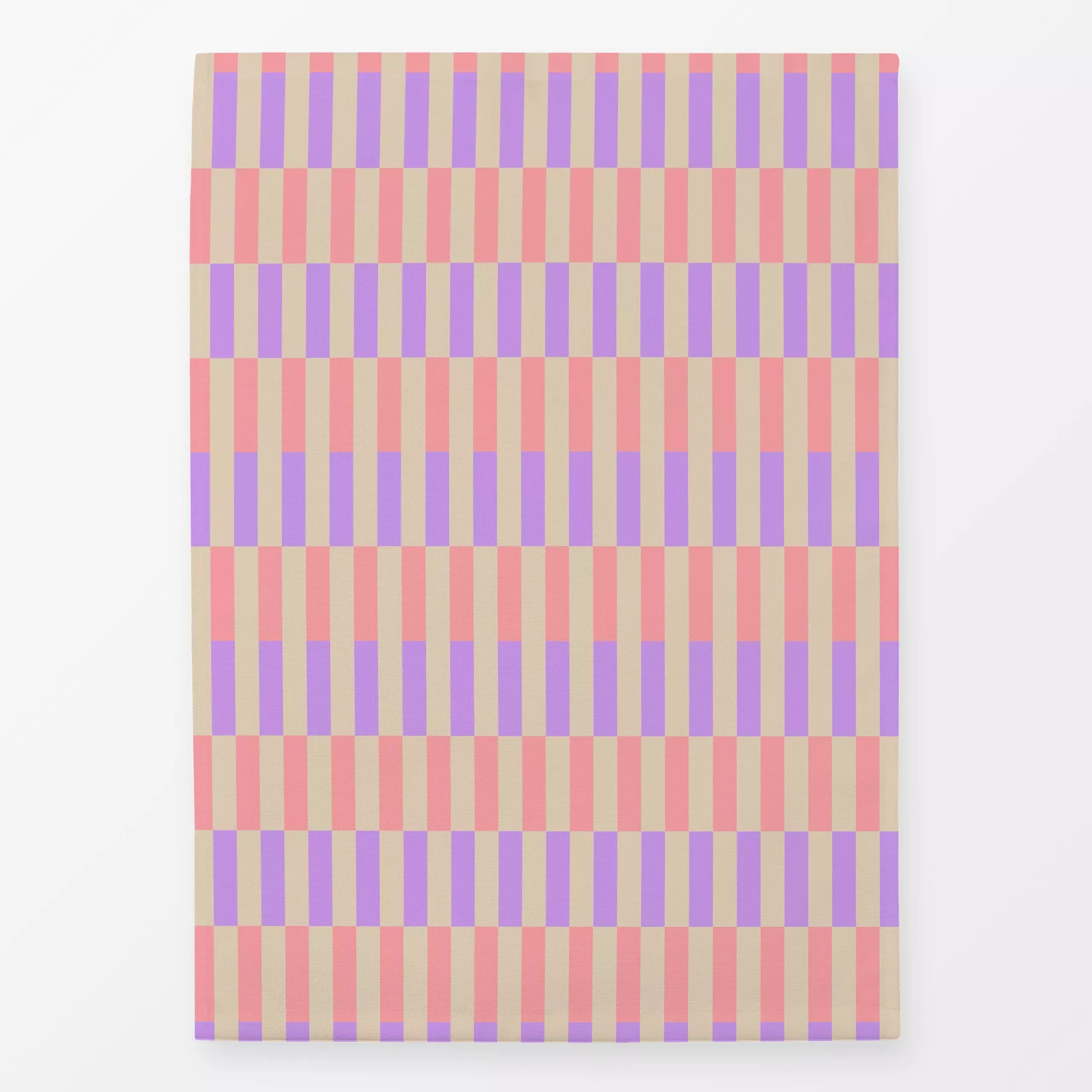 Geschirrtücher Fun Block Stripes horizontal - Symbole & Muster - von „Julia Schumacher"; Streifen, beige, gestreift, lachs, ...