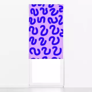 Raffrollo Flieder blue