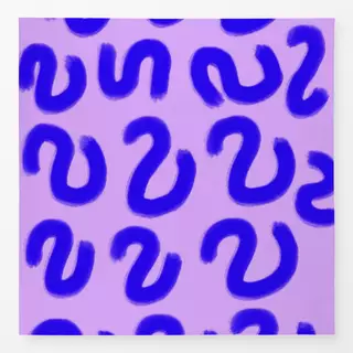 Tischdecke Flieder blue