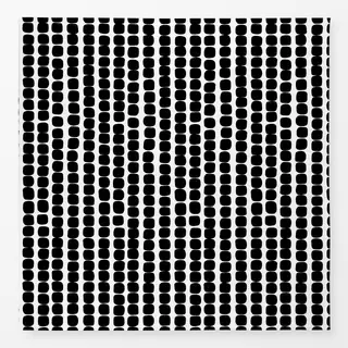 Tischdecke Muster Punkte Dots schwarz