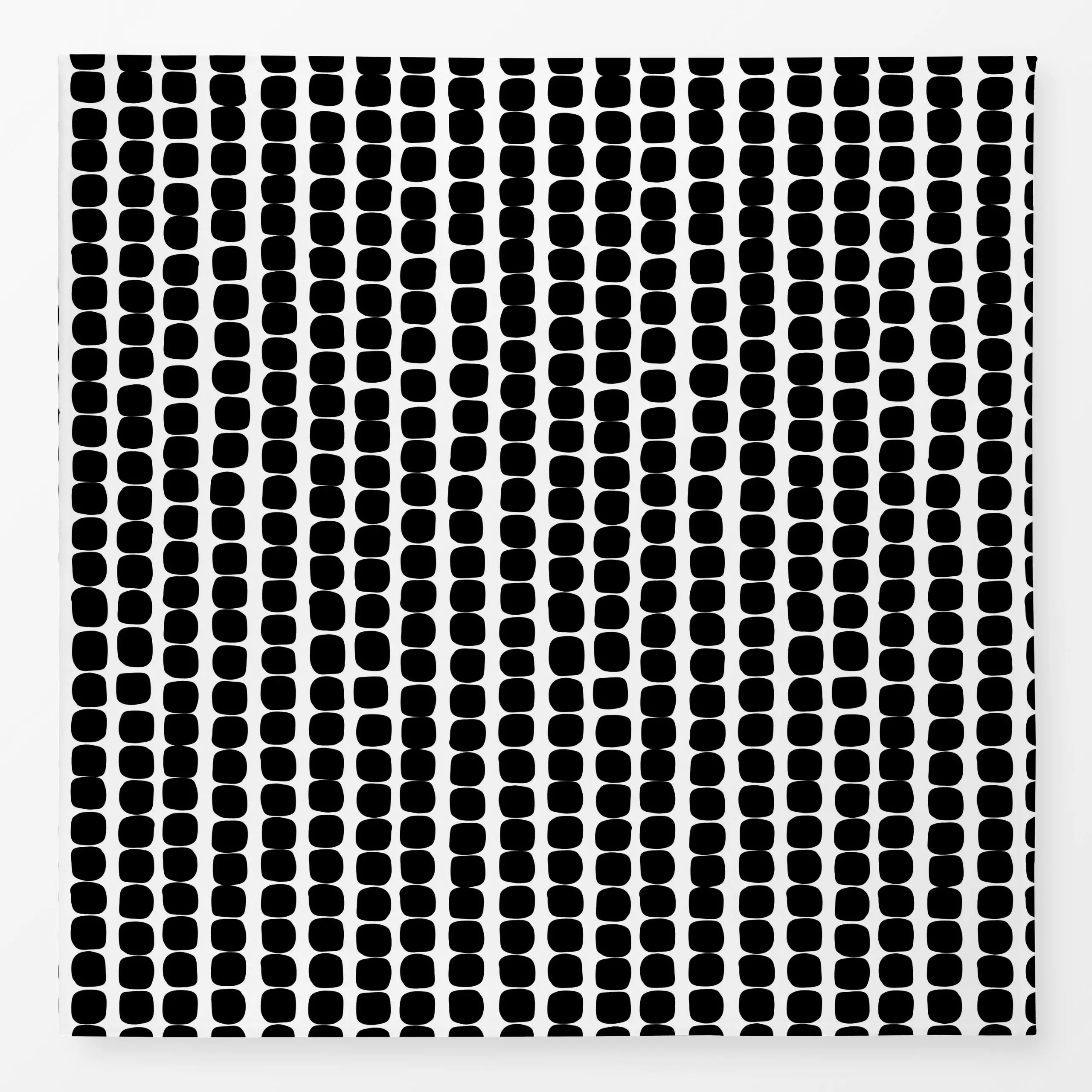 Tischdecke Muster Punkte Dots schwarz, gemustert, von Heyduda