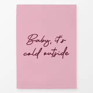 Geschirrtücher Baby It's Cold Outside rose
