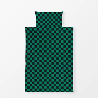 Bettwäsche Winter Check Green