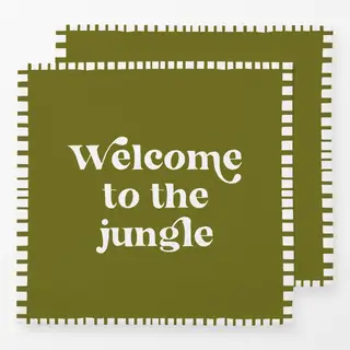 Servietten Welcome to the jungle