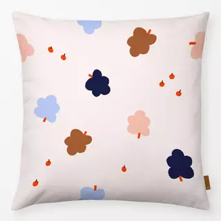 Kissen Beeren & Blätter Bunt