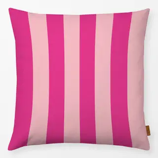 Kissen Blockstreifen rosa pink