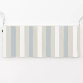 Bankauflage Blue-Beige Stripes