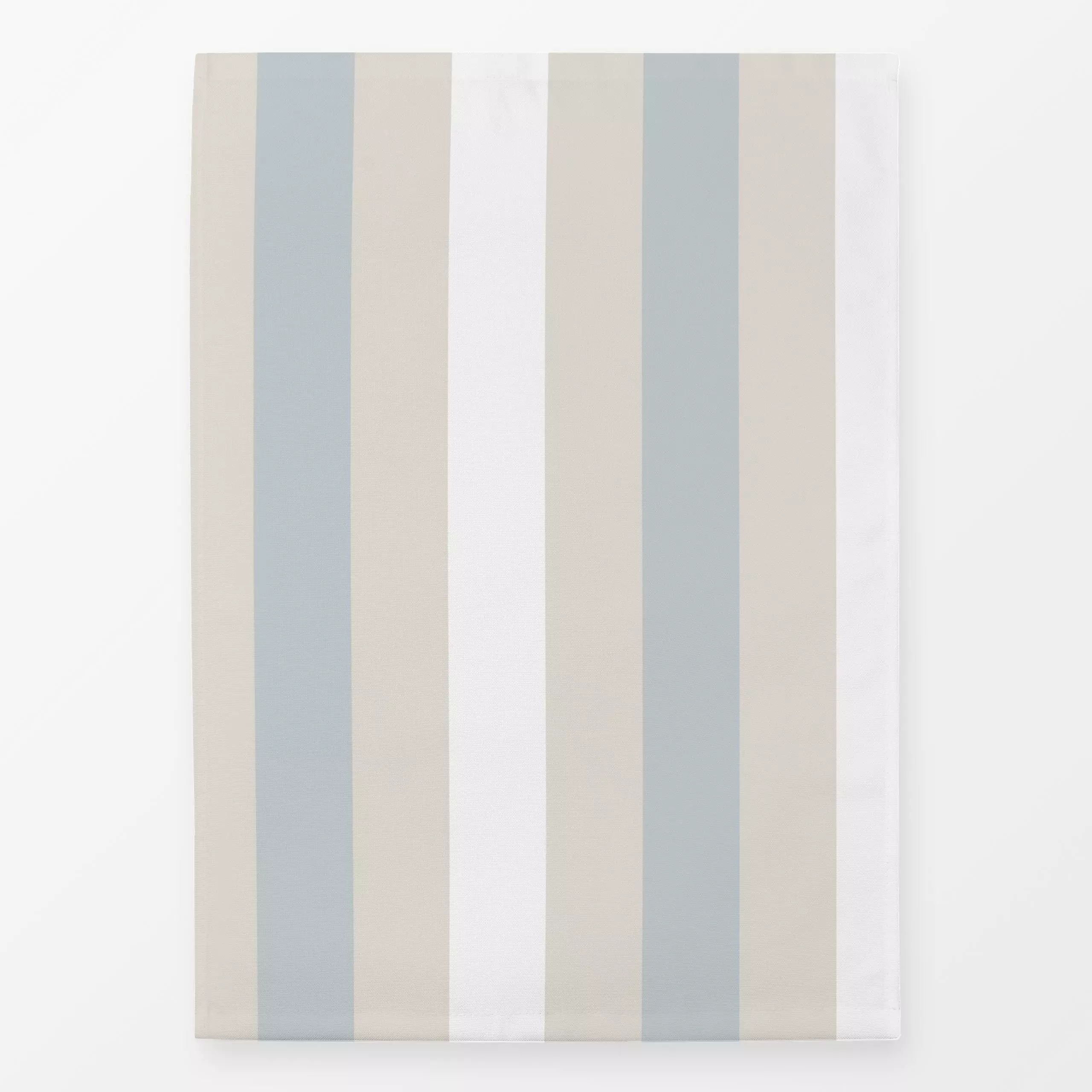 Geschirrtücher Blue-Beige Stripes - Symbole & Muster - von „Sara Maria"; Streifen, Sommer, landhaus, Sommerlich, outdoorkiss...