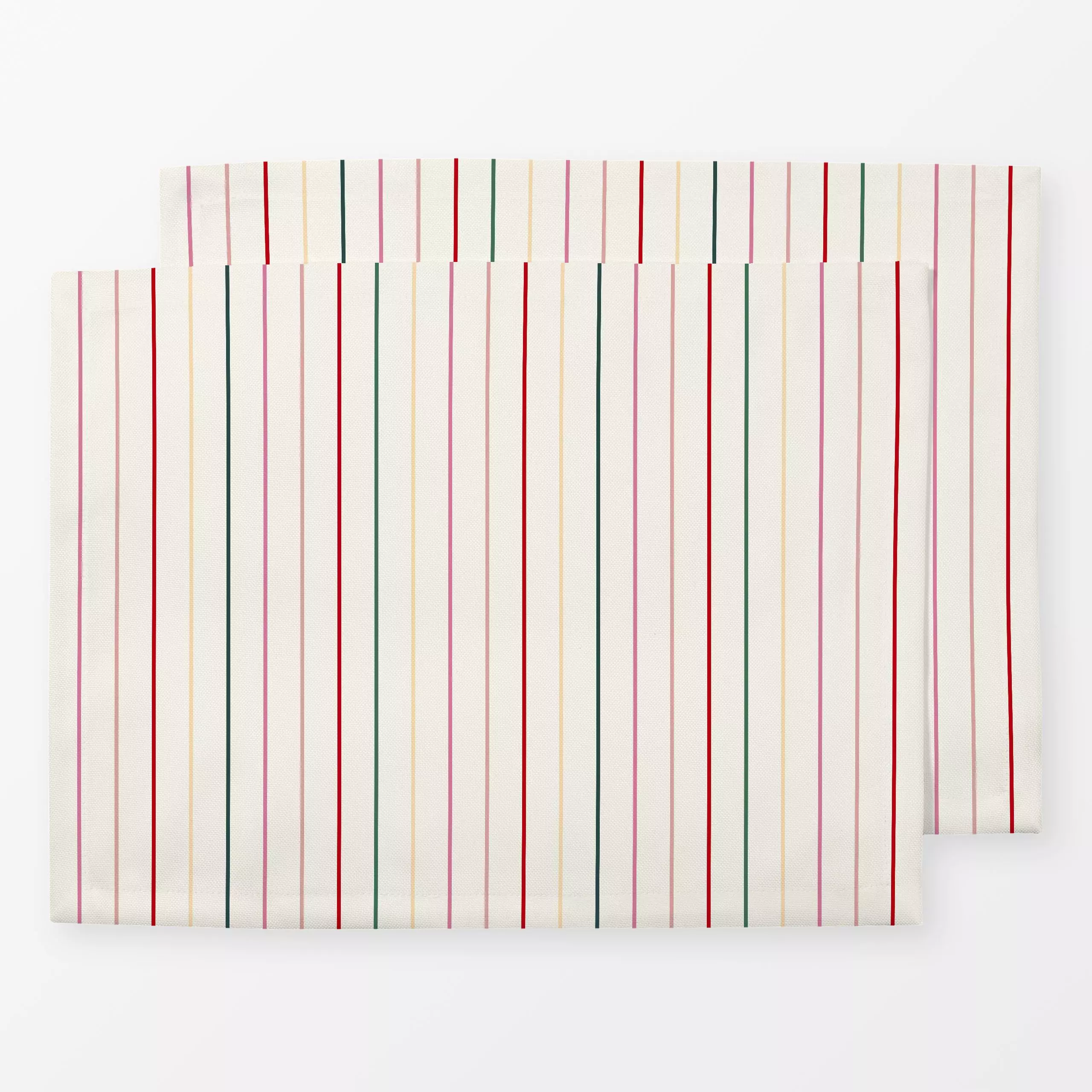 Tischset Fine Colorful Stripes, gemustert, von Karen Menzenbach
