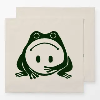 Servietten Not So Grumpy Frog