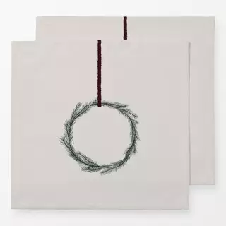 Servietten Krans Lys