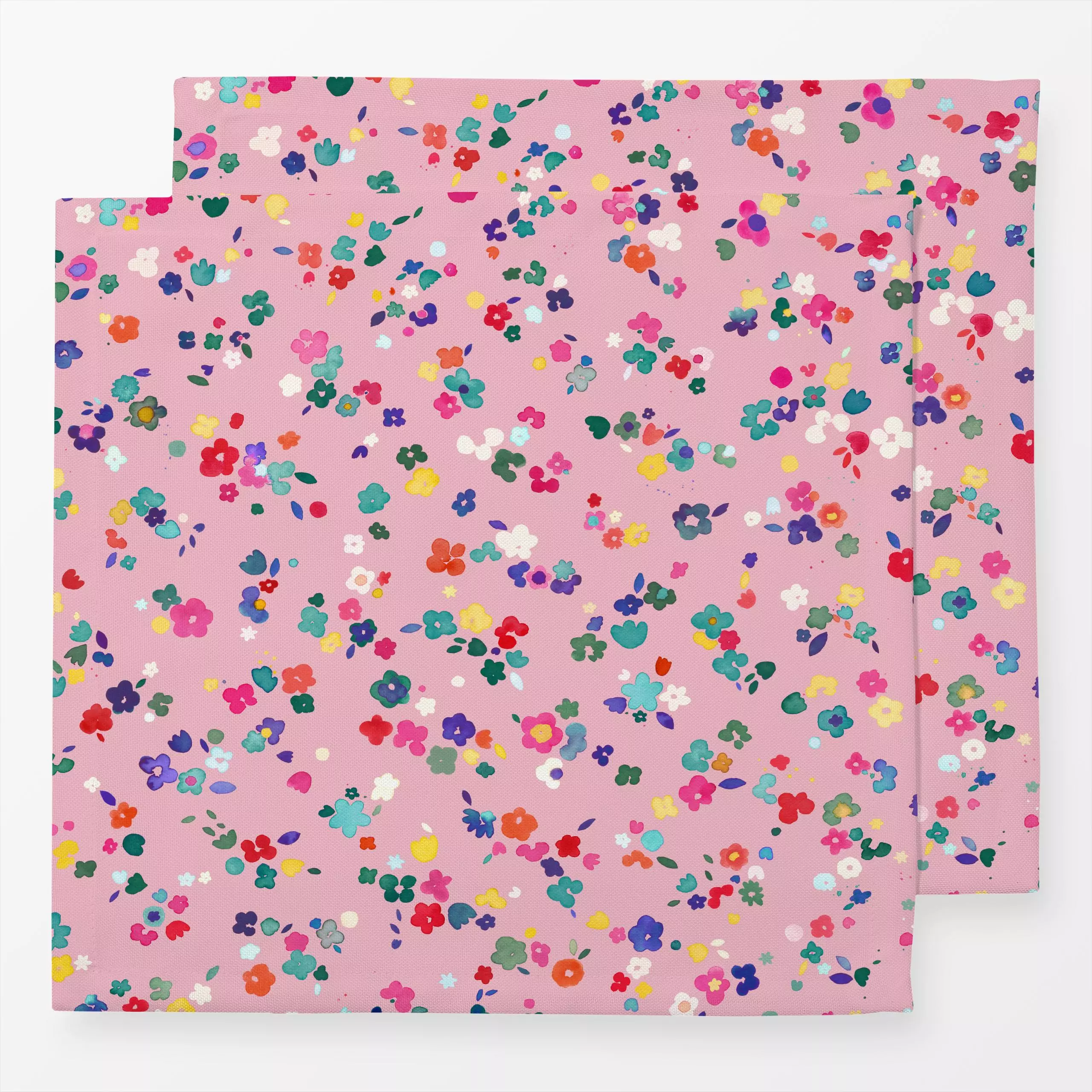 Servietten Little Ditsy Spring Flowers - Blumen & Florales, Frühling, Sommer - von „Ninola Design "; boho, hippie, Muster, A...