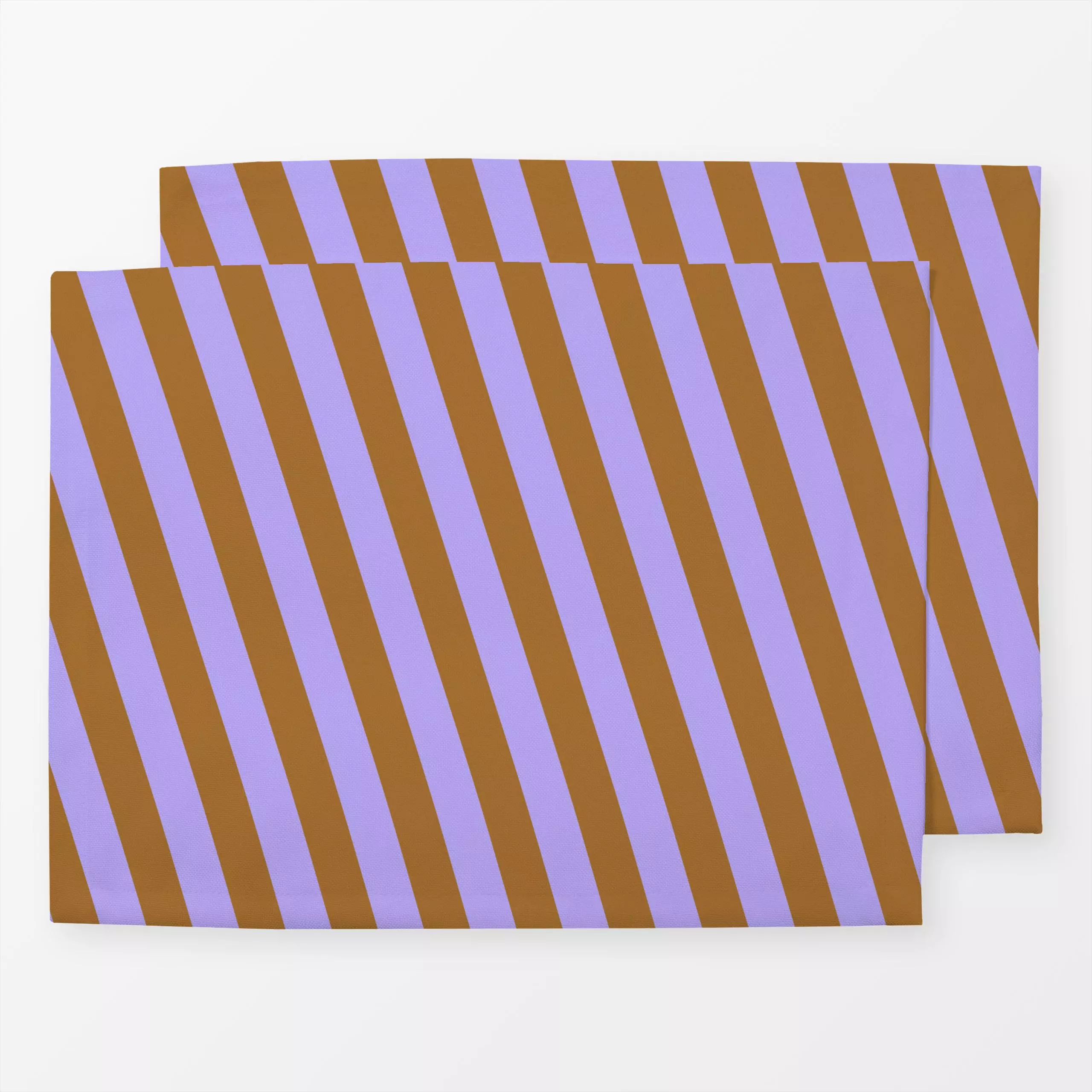 Tischset Summer Stripes Diagonale Lila - Sommer, Symbole & Muster - von „Studio ROSAGRAU"; Linien, Streifen, outdoor, diagon...