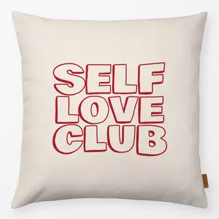 Kissen Self Love Club Beige