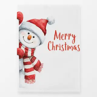 Geschirrtücher Schneemann Merry Christmas I