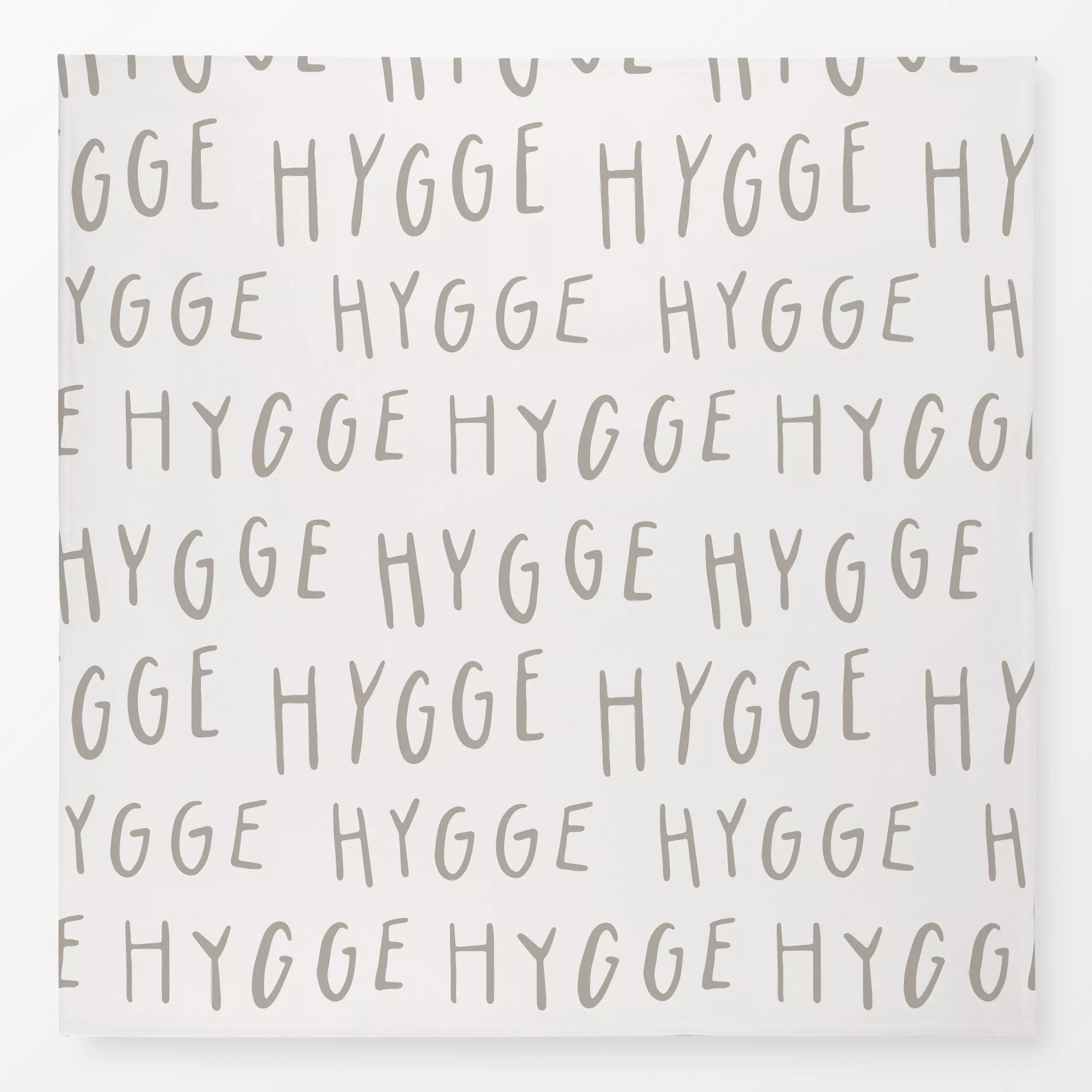 Tischdecke HYGGE PATTERN - Sprüche & Schriftzüge, Winter - von „Kruth Design"; skandinavisch, Kissen, Hygge, Weihnachten, Sc...