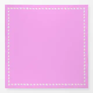 Tischdecke Punkterand Pink