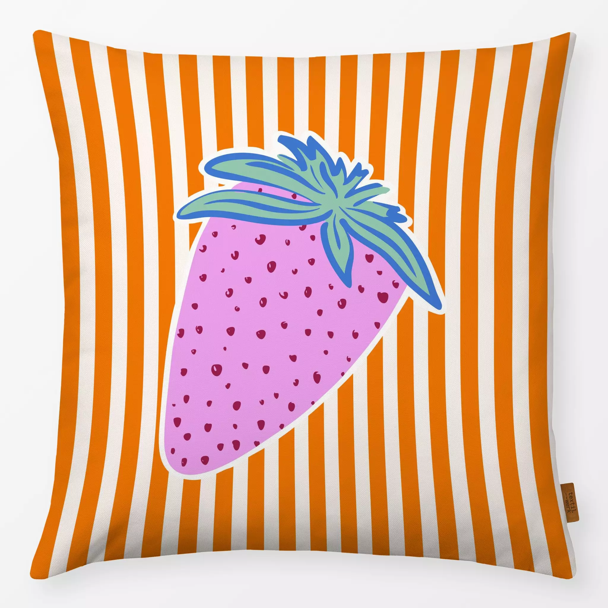 Kissen Kissen Strawberry Stripes