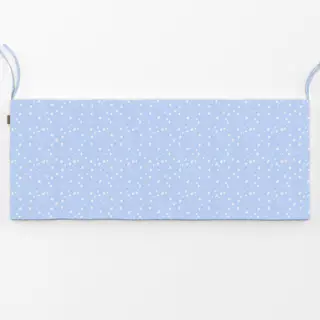 Bankauflage Fleckenmuster Blau