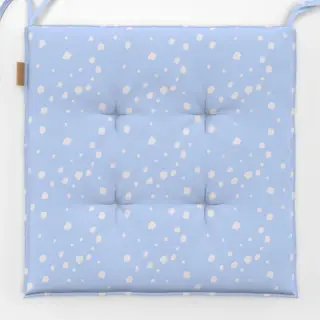 Sitzkissen Fleckenmuster Blau