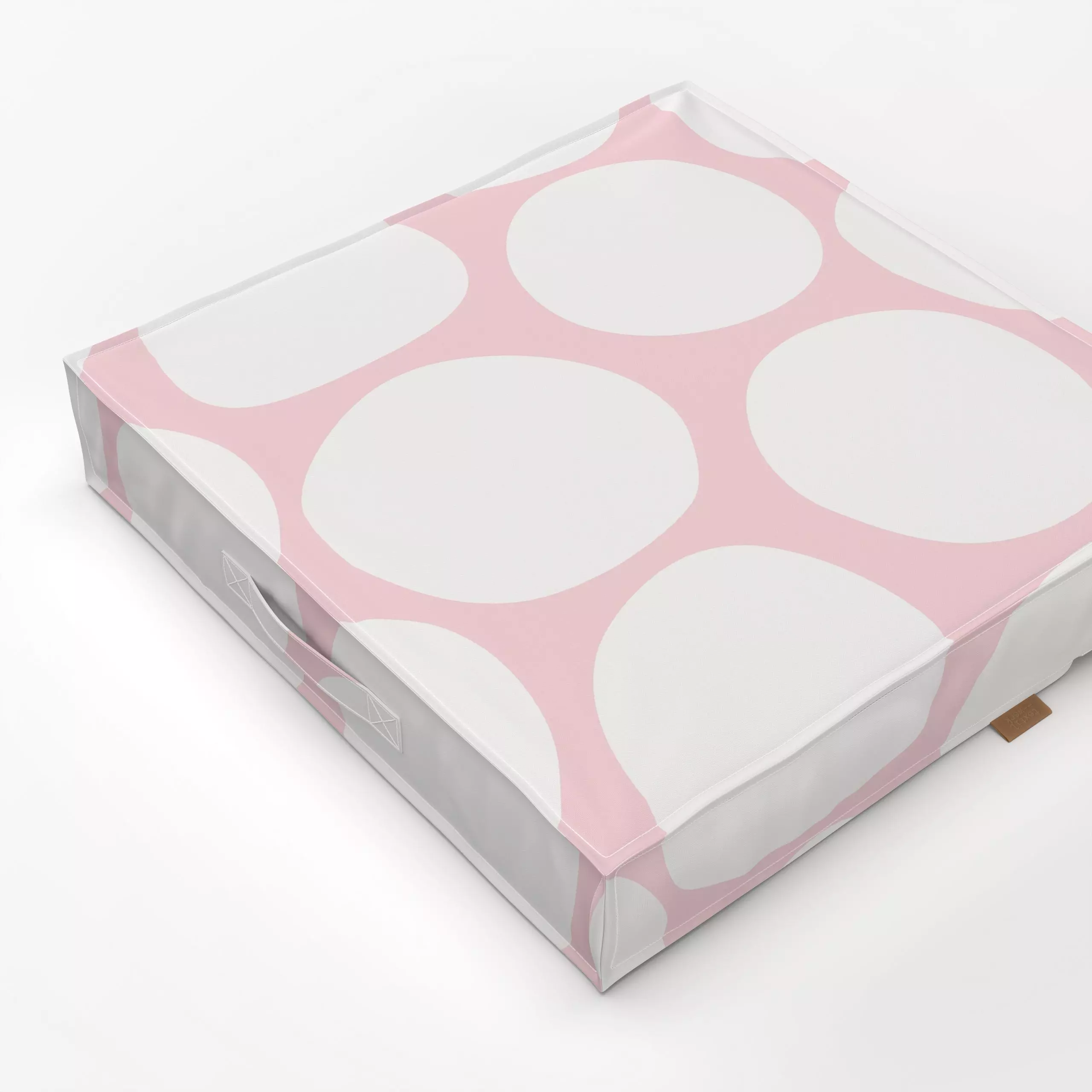 Bodenkissen Große Punkte rosa - Symbole & Muster - von „Studio Kesse“; Kinder, Dots, Kinderzimmer, bunt, gepunktet, Polkadot...