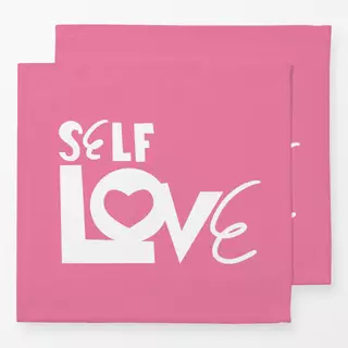 Servietten Self love rosa