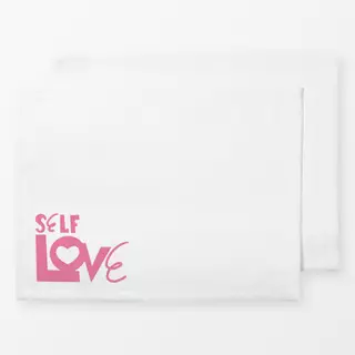 Tischset Self love rosa