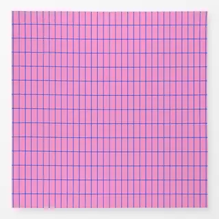 Tischdecke Grid Pink & Blau