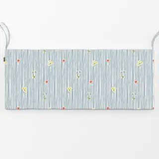 Bankauflage Stripes and flowers